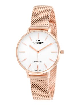 Bisset Bisset Zegarek BSBF32RIWX03BX Różowe złoto