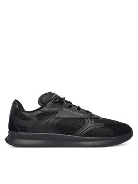 Tommy Hilfiger Tommy Hilfiger Sneakersy Lightweight Runner Monocolor FM0FM05928 Čierna