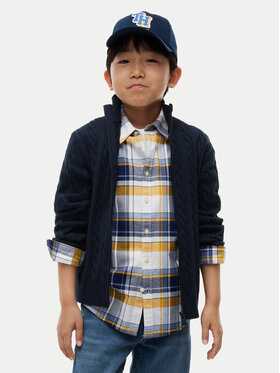 Tommy Hilfiger Tommy Hilfiger Kardigan KB0KB10625 Granatowy Regular Fit