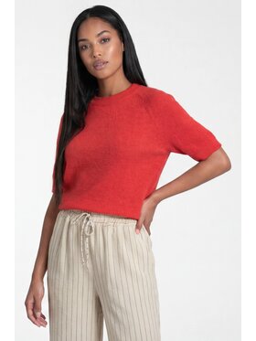 FIGL FIGL Svetr M1320 Oranžová Regular Fit