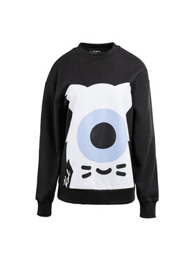 KARL LAGERFELD KARL LAGERFELD Bluza 241W1860-999_S Czarny Regular Fit