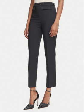 Elisabetta Franchi Elisabetta Franchi Spodnie materiałowe PA-195-66E2-V320 Czarny Slim Fit