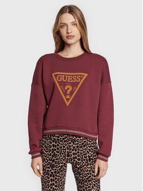 Guess Guess Μπλούζα Roxi W2BQ07 K9Z21 Μωβ Relaxed Fit