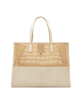 Tommy Hilfiger Tommy Hilfiger Borsetta Th City Summer Tote Woven AW0AW17640 Beige