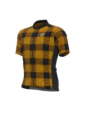 Alé Cycling Alé Cycling Koszulka rowerowa Off Road Gravel Scottish Żółty Fitted Fit