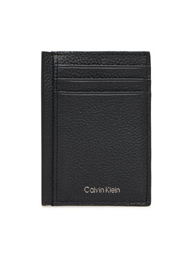 Calvin Klein Calvin Klein Kreditinių kortelių dėklas Foil Emboss Ns Card Case LV04D1061G Juoda