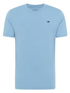 Mustang Mustang T-Shirt Style Alex Niebieski Regular Fit
