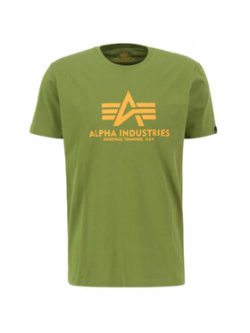 Alpha Industries Alpha Industries T-Shirt AI.100501-714-XXL Zielony Basic Fit