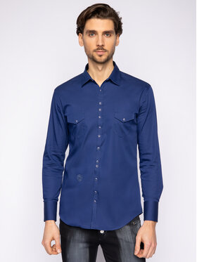 Rage Age Rage Age Camicia Deep Blue Blu scuro Slim Fit
