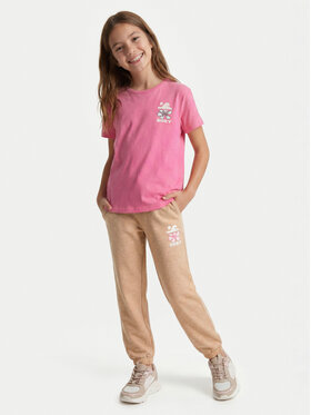 Roxy Roxy T-krekls Lily ERGZT04139 Rozā Regular Fit