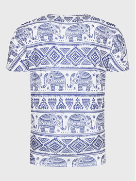 Mr. GUGU & Miss GO Majica Unisex Elephants Pattern Pisana Regular Fit