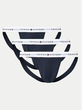 Tommy Hilfiger Tommy Hilfiger Set de 3 perechi de slipuri Jock Strap UM0UM03377 Bleumarin