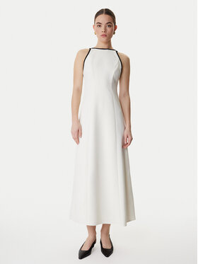 Marella Marella Kokteiļkleita Sapore 2613221113 Écru Regular Fit