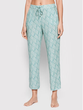 Etam Etam Pantaloni pijama Gully 6534122 Verde Regular Fit