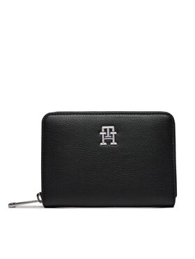 Tommy Hilfiger Tommy Hilfiger Portefeuille femme petit format Th Essential Sc Med Za AW0AW16091 Noir