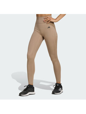 adidas adidas Legginsy 152479 Brązowy Fitted Fit