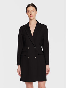 Tommy Hilfiger Tommy Hilfiger Kasdieninė suknelė By Night WW0WW37334 Juoda Oversize