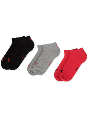 Puma Puma Sada 3 párů nízkých ponožek unisex 261080001 Šedá