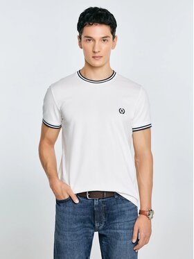 BIG STAR BIG STAR T-Shirt POLIAS_100_150 Biały Basic Fit