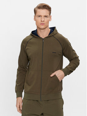 Boss Boss Bluză Mix&Match 50515313 Verde Regular Fit