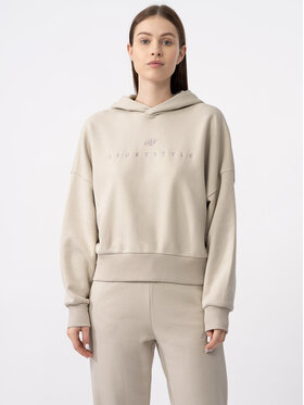 4F 4F Світшот 4FAW23TSWSF0717 Бежевий Regular Fit