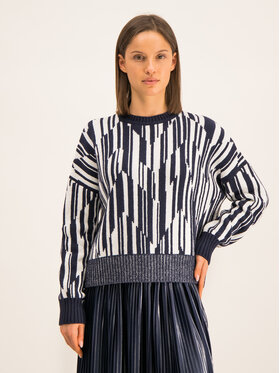 Sportmax Code Sportmax Code Džemper Uscio 73660195 Tamnoplava Oversize