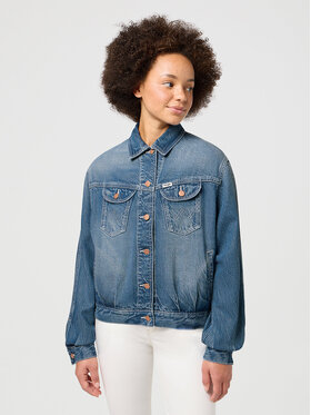 Wrangler Wrangler Giacca da donna JUMBO TRUCKER JACKET Blu Regular Fit