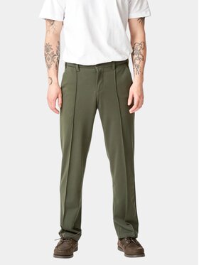 TeeShoppen TeeShoppen Spodnie garniturowe 'Perform Collection' Zielony Oversize