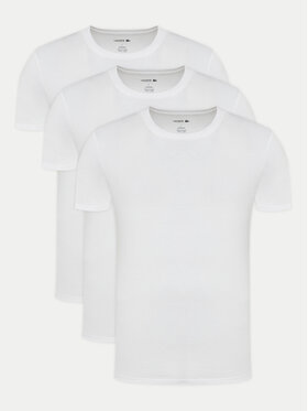 Lacoste Lacoste Set od 3 majice TH9007 Bijela Slim Fit