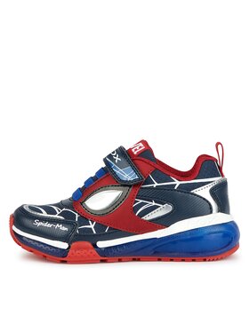 Geox Tenisice SPIDER-MAN J Bayonyc Boy J36FED 0FUCE C0833 DD Tamnoplava