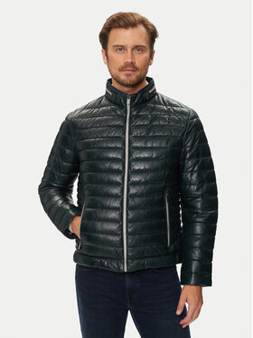 Milestone Milestone Lederjacke Cortino 431019 60515 Grün Regular Fit