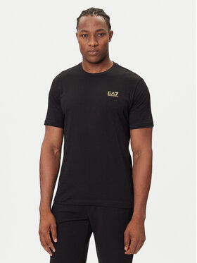 EA7 Emporio Armani EA7 Emporio Armani T-shirt 7M000567 AF10375 MC004 Crna Regular Fit