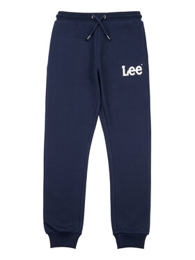 Lee Lee Pantaloni trening Wobbly Graphic LEE0011 Bleumarin Regular Fit