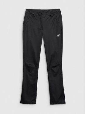 4F 4F Spodnie outdoor HALNY Czarny Slim Fit
