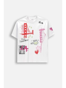Coccodrillo Coccodrillo T-Shirt WC6143201RGJ-001 Bílá Regular Fit