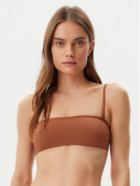 Calvin Klein Swimwear Calvin Klein Swimwear Bikini felső KW0KW02845 Barna