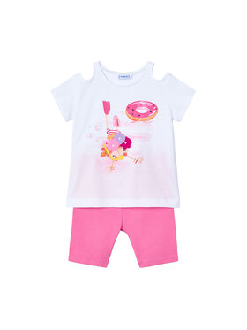 Mayoral Mayoral Set majica i hlače 3708 Ružičasta Regular Fit