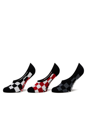 Vans Vans Zestaw 3 par stopek unisex Classic Super No Show VN000XS9RLM1 r.38,5/42 Czarny