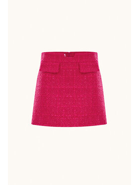 Epuzer Epuzer Minigonna Tweed skirt Rosa Standard Fit