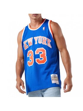 Mitchell & Ness Mitchell & Ness Tank top NBA SWINGMAN NEW YORK KNICKS PATRIC EWING Modrá Regular Fit
