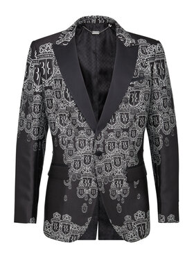 Billionaire Billionaire Marynarka 17069 Czarny Regular Fit