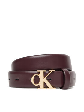 Calvin Klein Calvin Klein Ženski pas Ck Buckle 30Mm Fixed Belt LV04F7054G Bordo rdeča
