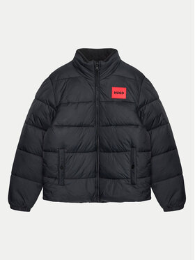 HUGO HUGO Μπουφάν χειμωνιάτικο G00198 D Μαύρο Regular Fit