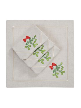 Roseberry Home Roseberry Home Serwetki Mistletoe Mirha Beżowy