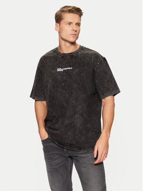 Karl Lagerfeld Jeans Karl Lagerfeld Jeans T-Shirt A1M17047 Schwarz Regular Fit