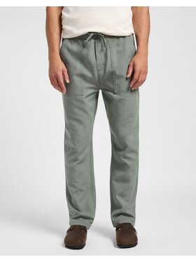 Lee Lee Jeansy UTILITY DRAWSTRING PANT Zielony Loose Fit