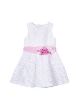 Mayoral Mayoral Elegáns ruha 3918 Fehér Regular Fit