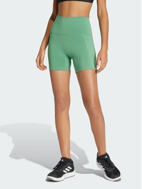 adidas adidas Szorty sportowe 158407 Zielony Fitted Fit