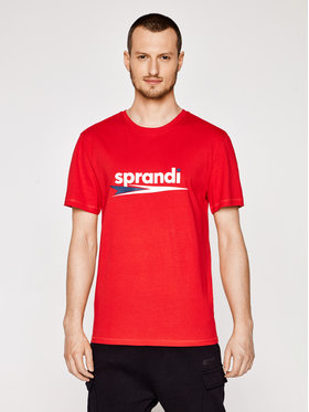 Sprandi Sprandi T-Shirt SS21-TSM005 Červená Regular Fit