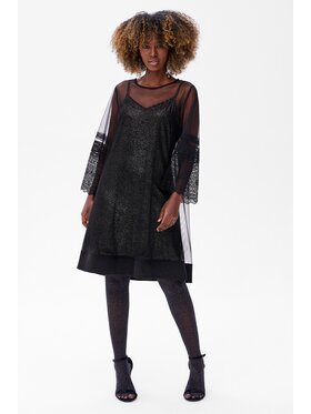 blue shadow blue shadow Sukienka codzienna Donzie Czarny Regular Fit